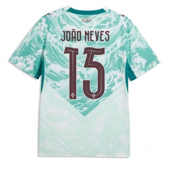 Billige Fotballdrakt Portugal Joao Neves #15 Replika Bortedrakt VM 2026 Kortermet